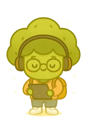 Personaje Brócoli, mascota de la comunidad